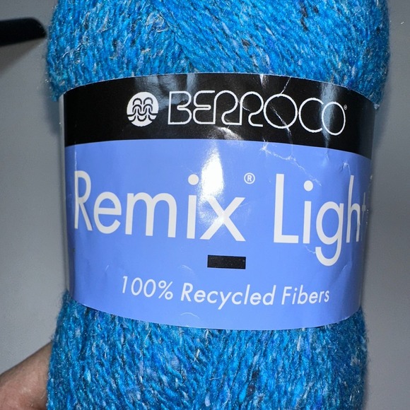 Berroco Remix Light Yarn One Skein Turquoise Blue 6942 Lot 3455 432 Yards - Picture 2 of 9